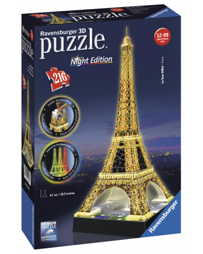 Puzzle Tour Eiffel - night edition