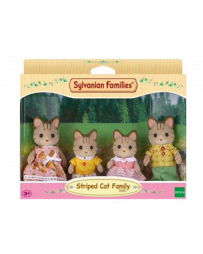 FAMILLE CHAT TIGRE SYLVANIAN