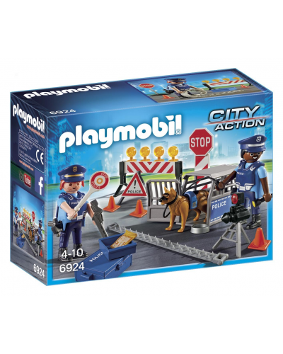 PLAYMOBIL CITY ACTION - BARRAGE DE POLICE