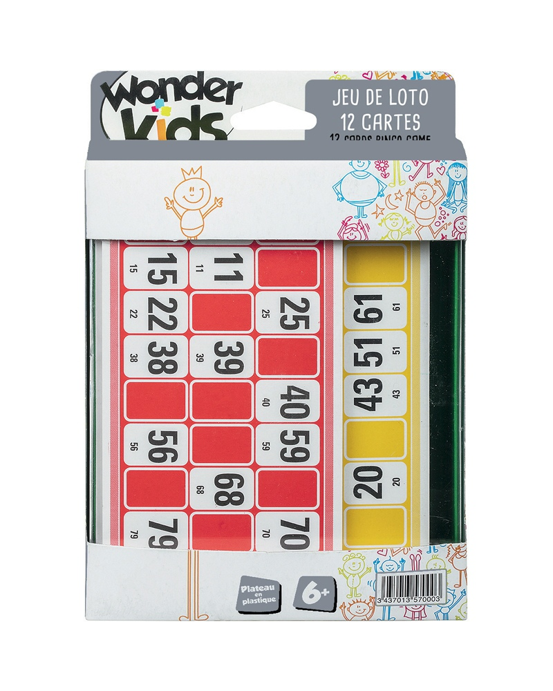 Wonderkids - 100 pions loto - jetons de loto - Jeux de cartes - Rue du  Commerce