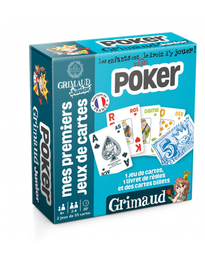 Grimaud jr jeu poker 54 cartes