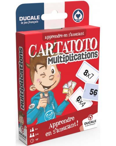 Cartatoto multiplications - Le jeu francais en éco format
