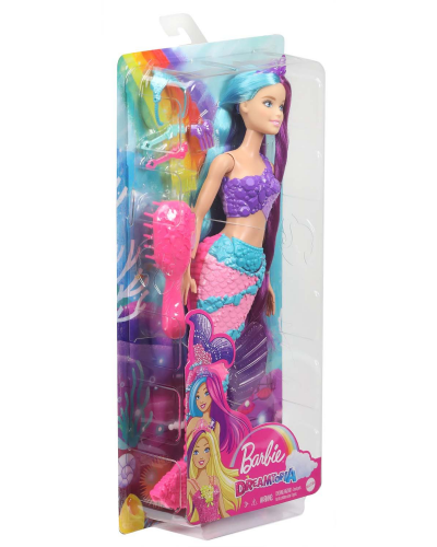Barbie - Sirène Cheveux Longs Fantastiques - Poupée Mannequin