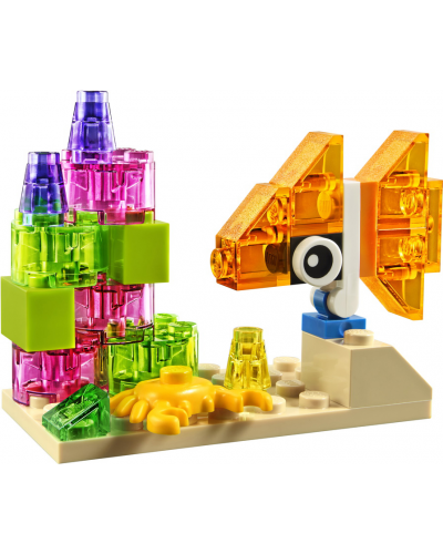 LEGO CLASSIC - BRIQUES TRANSPARENTES CREATIVES