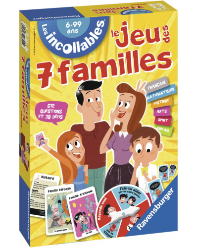 Le jeu des 7 Familles des Incollables