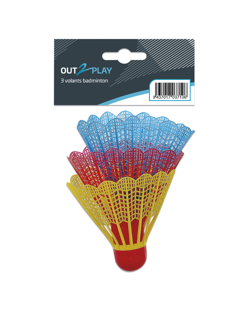 3 VOLANTS BADMINTON - OUT2PLAY A0601955