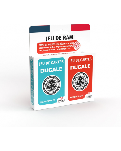 JEU DE RAMI Ducale le jeu français - 2 jeux de 54 cartes