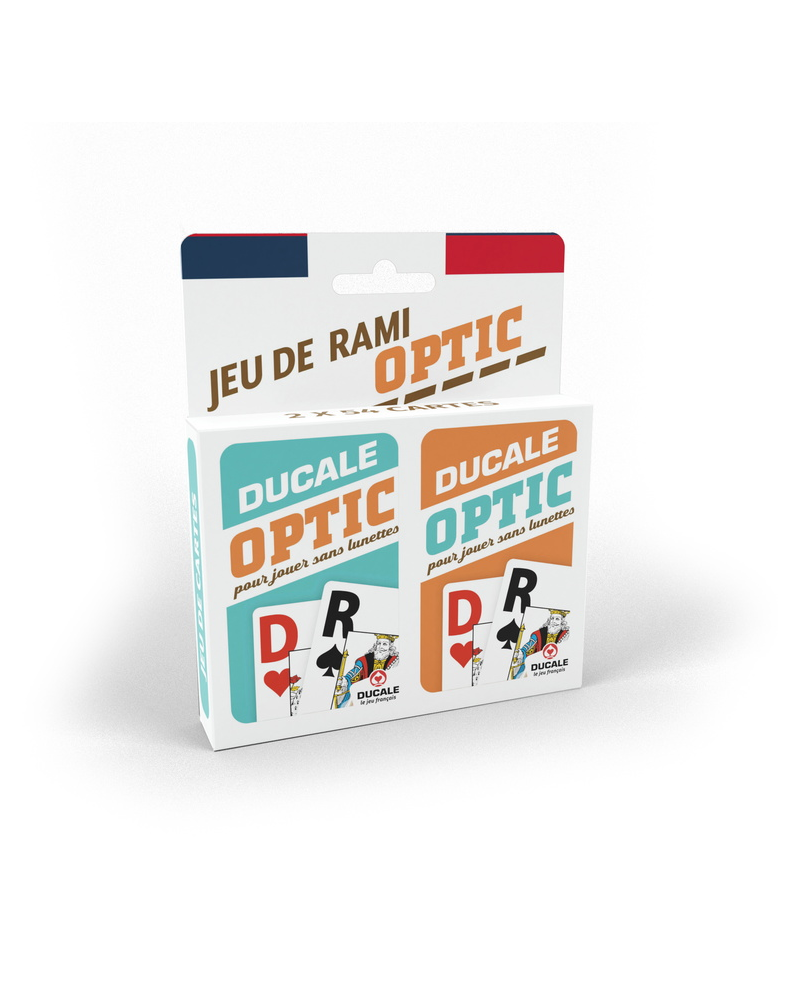 DUCALE OPTIC - JEU DE RAMI - ECOPACK - FRANCE CARTES 130011519