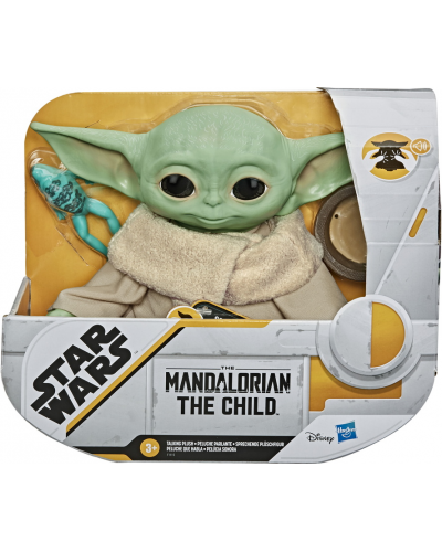 Star Wars The Mandalorian - Figurine Peluche Electronique The Child Bébé Yoda de 20 cm
