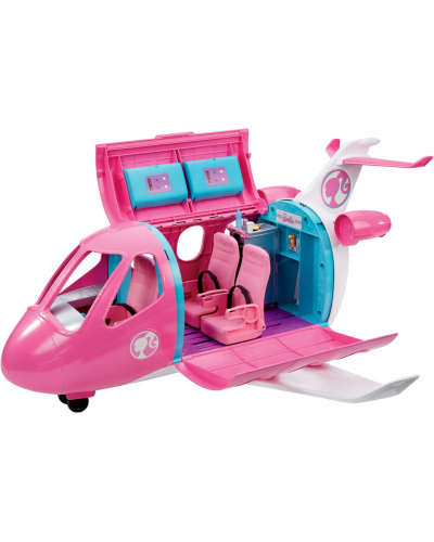 Barbie - L'Avion de Rêve de Barbie - Véhicule Poupée Mannequin - 3 ans et +