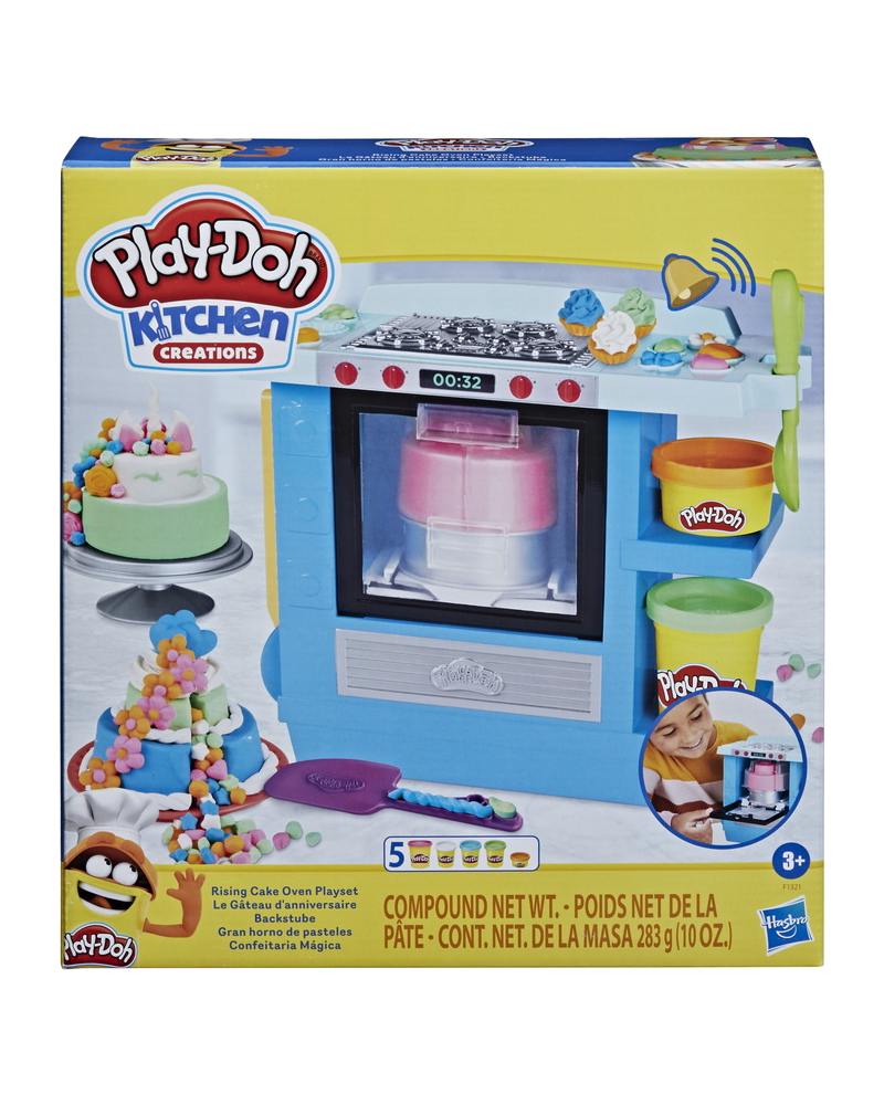 Play-Doh Kitchen, Le Gâteau d'anniversaire avec 5 pots de pate à modeler