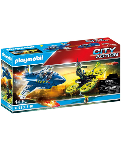 Playmobil City Action tente de jeu commissariat de police - 145 x 70 x 105  cm
