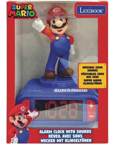 Radio-réveil et veilleuse Mario