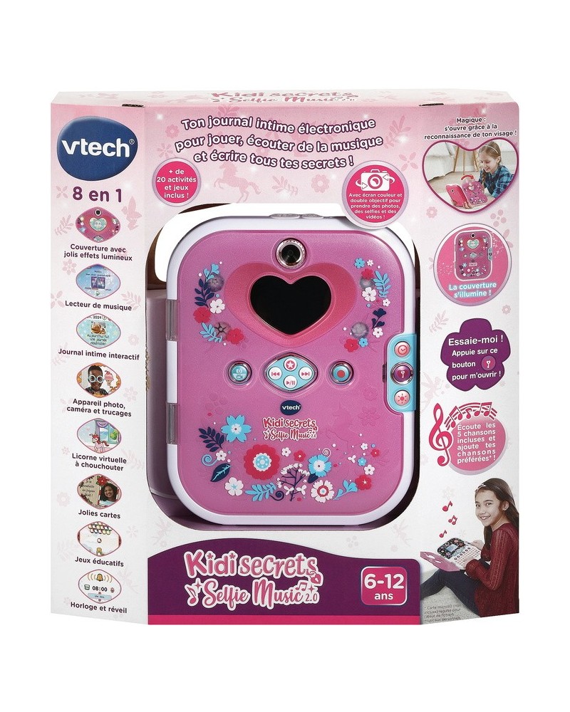 MEGA CREATIVE - Téléphone jouet interactif pour enfant, rose