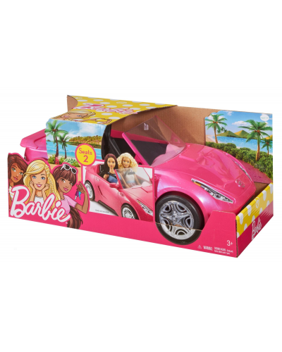 Barbie - cabriolet rose - coffret poupée mannequin - 3 ans