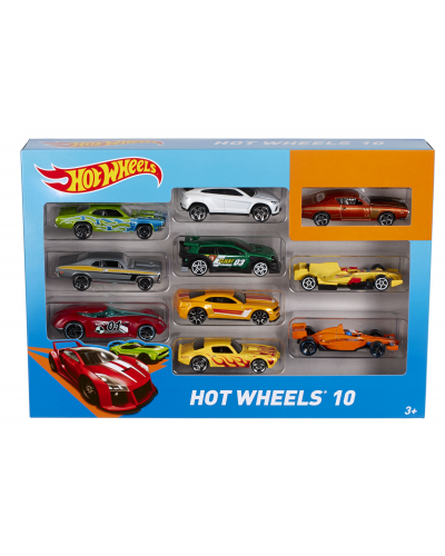 Hot Wheels coffret de 10 véhicules