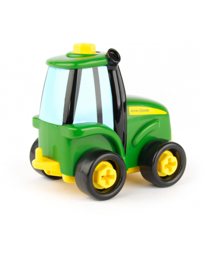 John Deere-Je construis mon tracteur johnny Tomy : King Jouet, 1er Age Tomy  - Jeux de construction