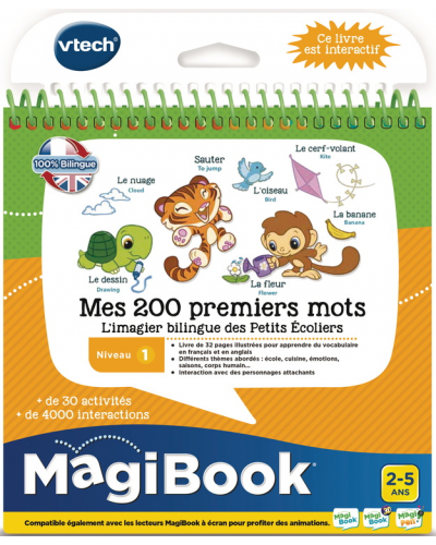 Magibook - mes 200 premiers mots français/anglais