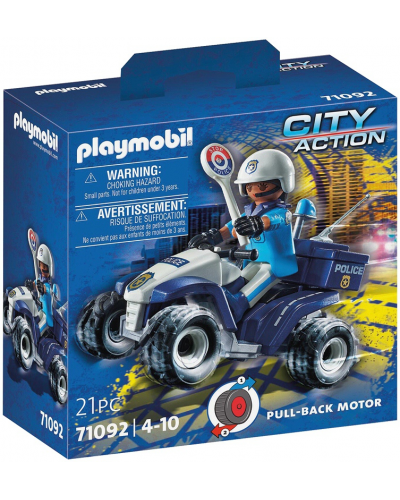 Playmobil® - Porsche 911 carrera 4s police - 70066 - Playmobil® Porsche -  Mini véhicules et circuits - Jeux d'imagination